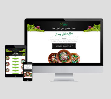 Leaf Salad Bar Responsive Website