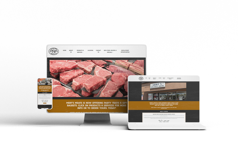 Mert's Specialty Meats Responsive Web Design